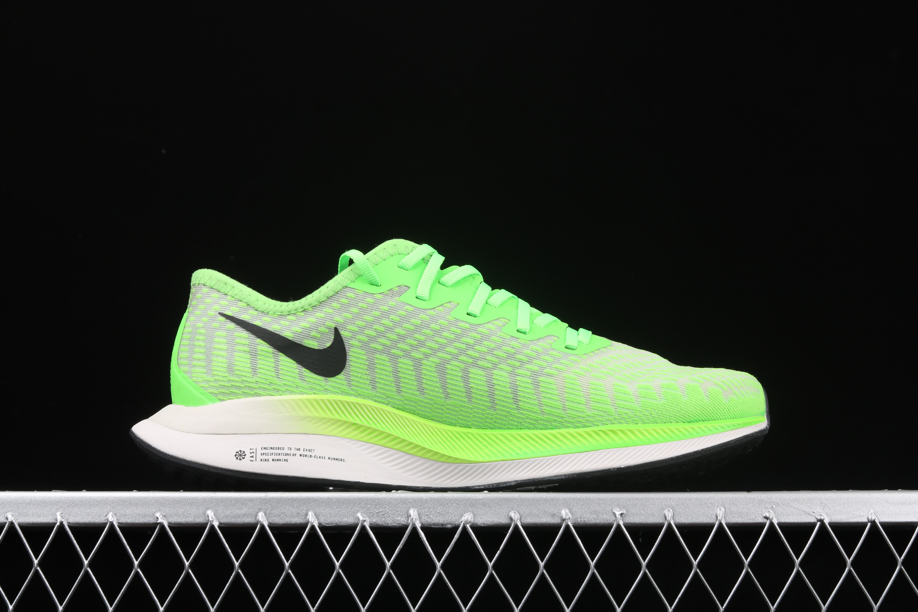 2020 Men Nike Zoom Pegasus Turbo 2 Green Black White Running Shoes - Click Image to Close